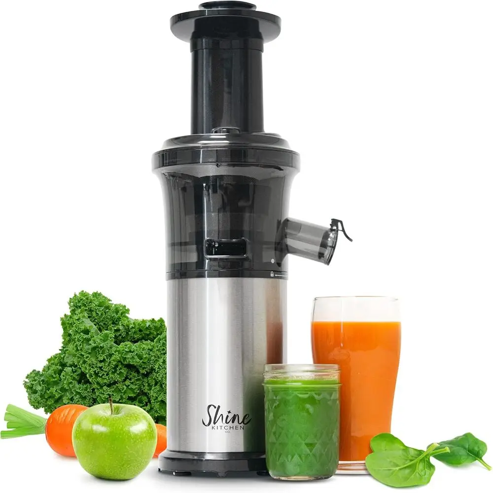 

Соковыжималка холодного отжима Kitchen Co SJV-107-A, нержавеющая сталь