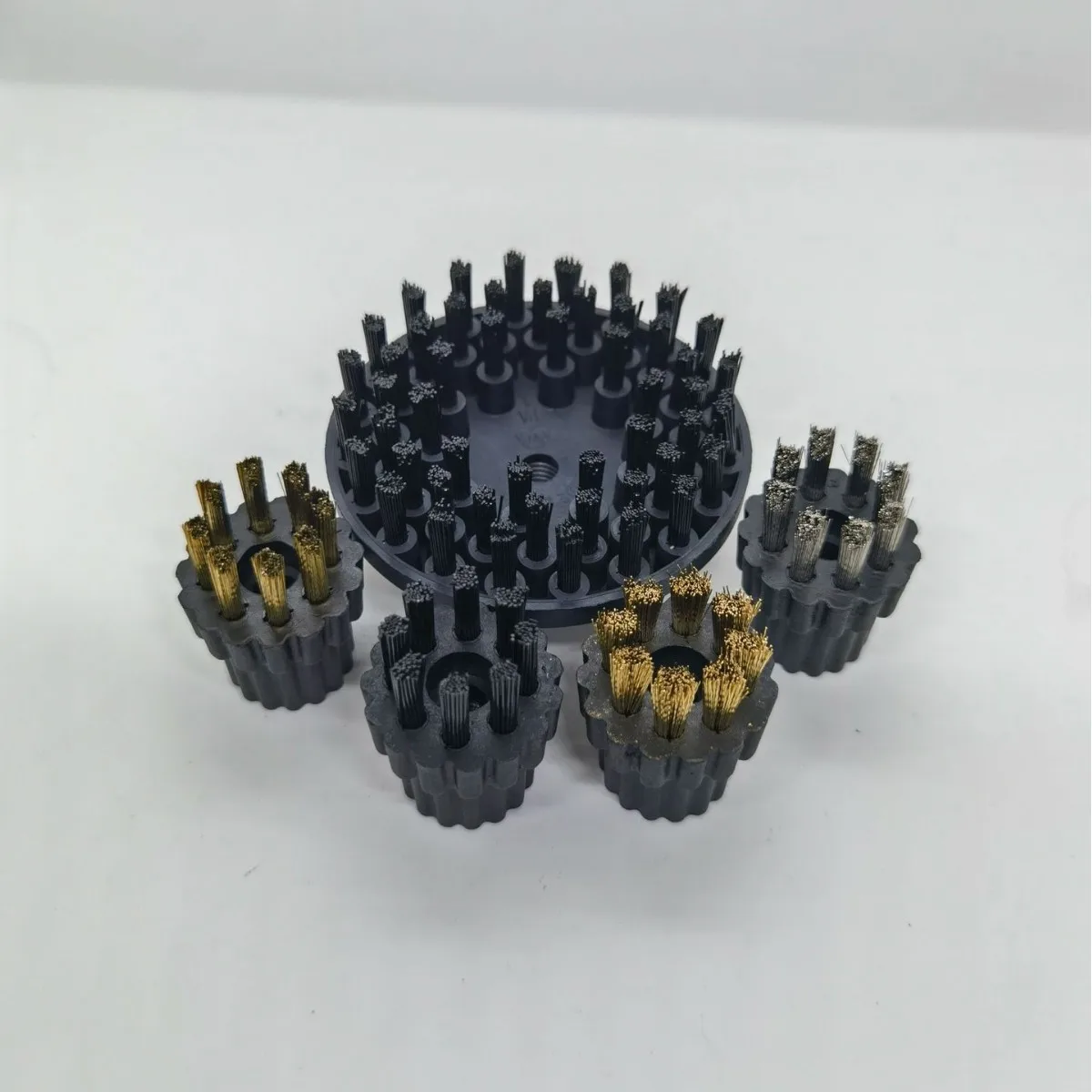 Steam Cleaner Round Scrubbing Brush Industrial Accessory Rust Steel Copper Nylon Bristle Mechanical Maintenance Tool