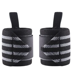 Soft Wrist Wraps for Weightlifting Powerlifting,Wrist Support,Thick Polyester Cotton StripeWrist Protection, Padded Thumb Bracer