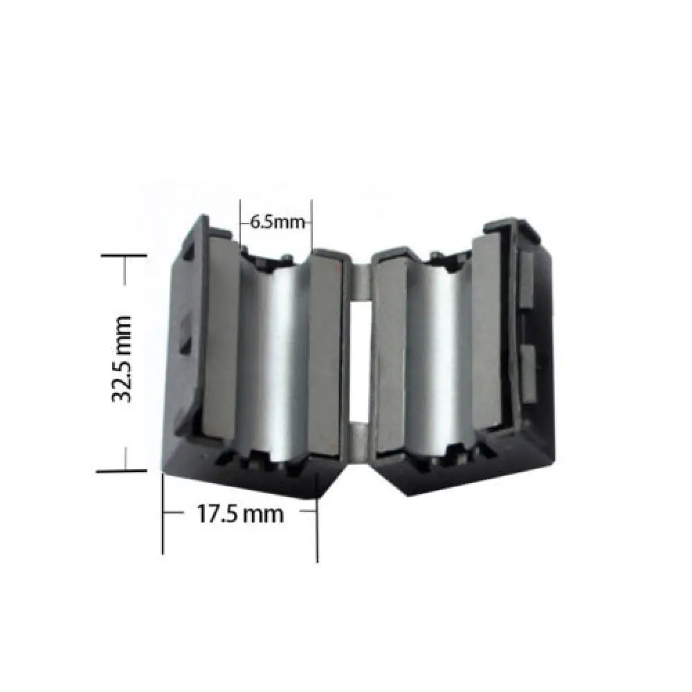 FERROUS RING CHOKE-CLIP ON NOISE FILTER-EMI & RFI Suppressor Cable Clip Diameter Magntic Ring Noise Filter
