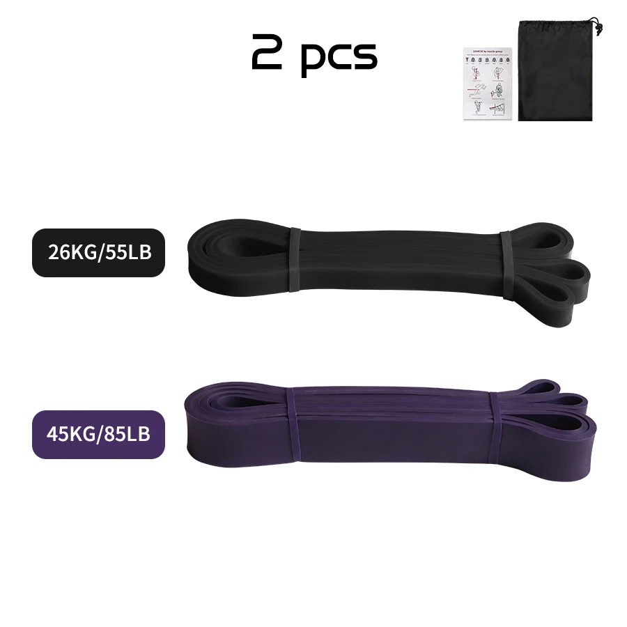 Workout Pilates Latex Weerstandsband Sport Fitness Oefening Elastiek Heavy Duty Sterkte Pull Up Crossfit Gymapparatuur - afbeelding 1