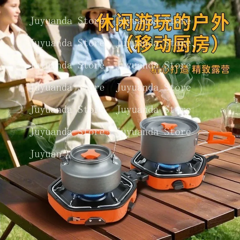 

Outdoor Picnic Stove Car Outdoor Tea Cassette Stove Camping Boiling Water Folding Cooking Utensils Cooking Utensils Cooking