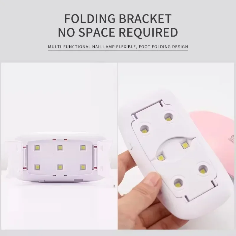 Máquina de fototerapia de uñas USB, herramienta de manicura profesional, equipo de salón, mini lámpara de secado de esmalte de uñas de gel de ratón