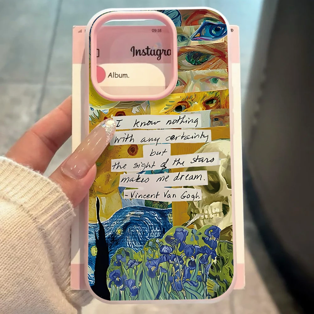 Für Samsung Galaxy A16 A15 A55 A35 A36 A56 S26 S25 S24 Ultra S23 S21 S22Plus Van Gogh Kunst-Kollage TPU Handyhülle Silikon-Cover – Detail 5