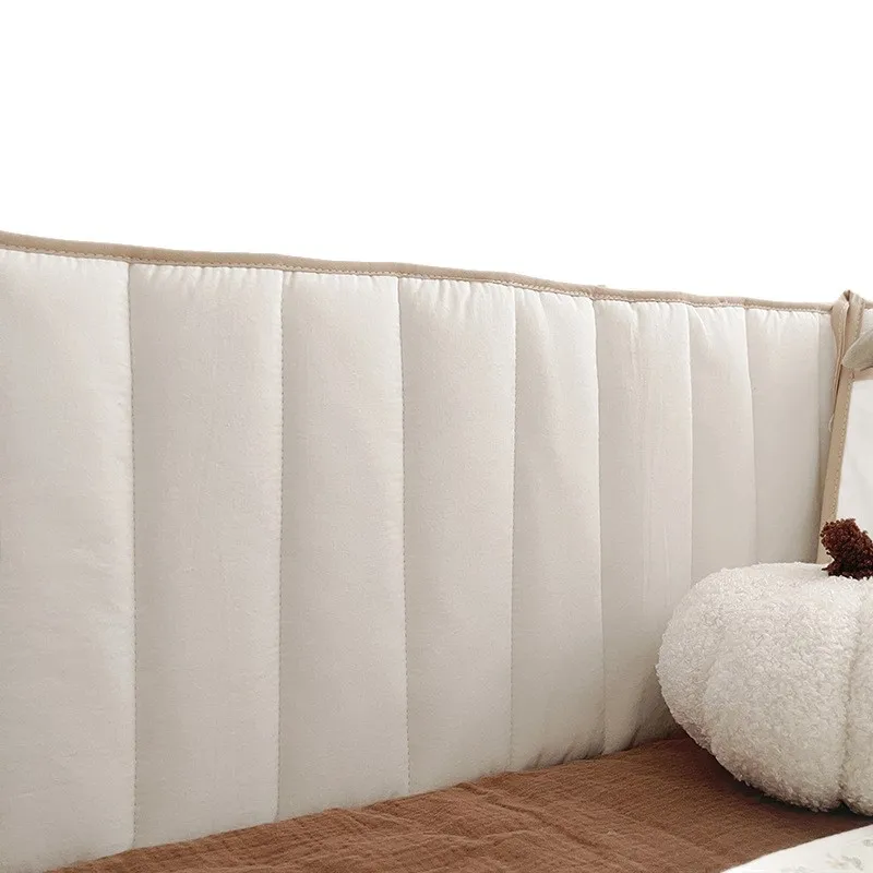 Baby crib fence, soft bag, spliced bed fence, pure cotton one-piece barrier cloth, baby and child anti-collision