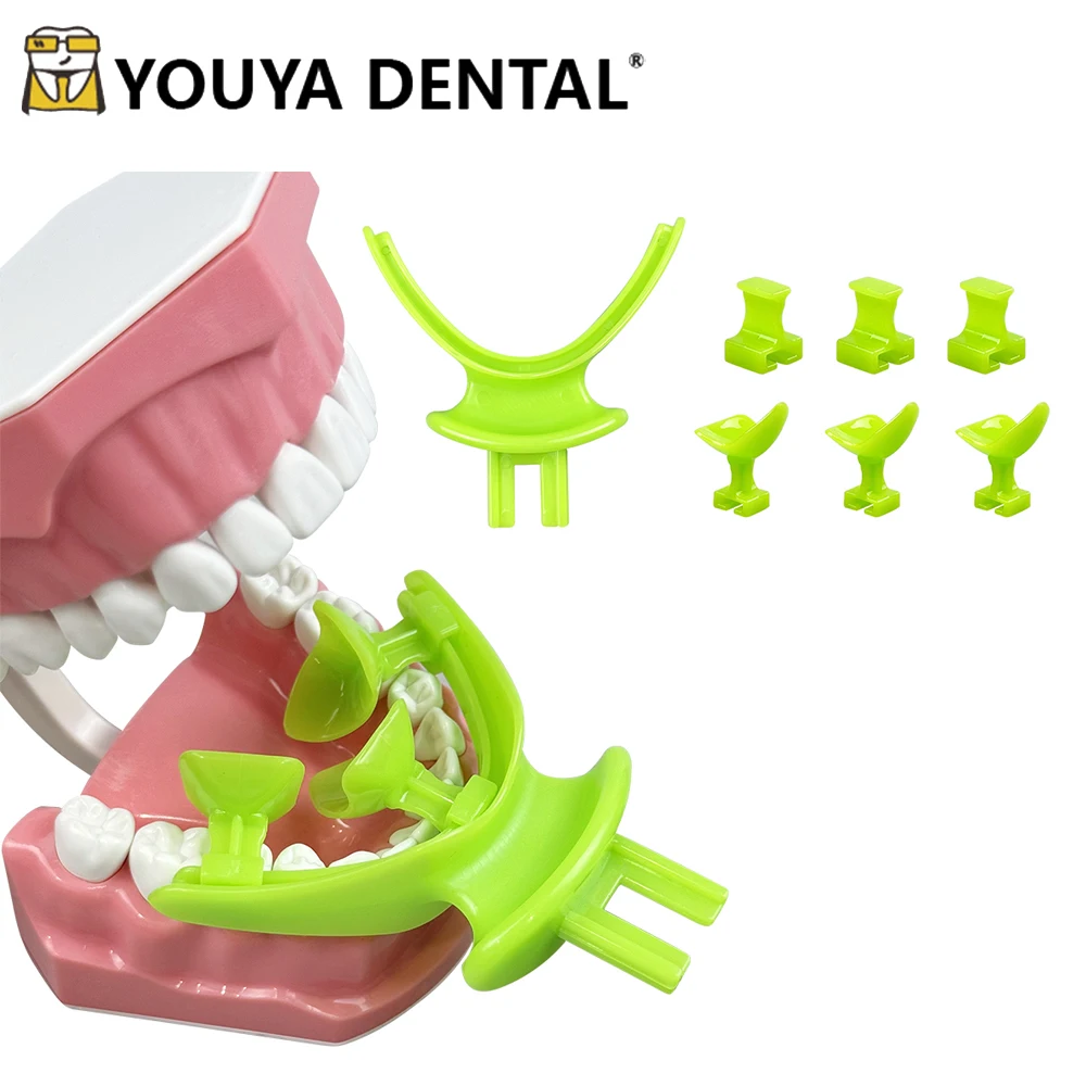 

7 шт./компл., стоматологические центральные лотки, лоток для регистрации прикуса, рама, UTS, артикулятор для лица, BPS, съедобный стоматологический инструмент