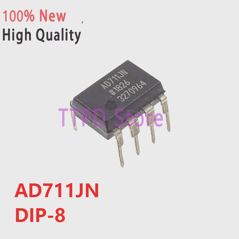 New Original AD711 AD711JN DIP-8 In-line Imported Operational Amplifier High Quality