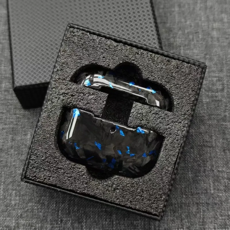 حافظة من ألياف الكربون لأجهزة AirPods Pro 3 (2025) حافظة سماعة أذن من ألياف الكربون حافظة سماعة لاسلكية تعمل بالبلوتوث