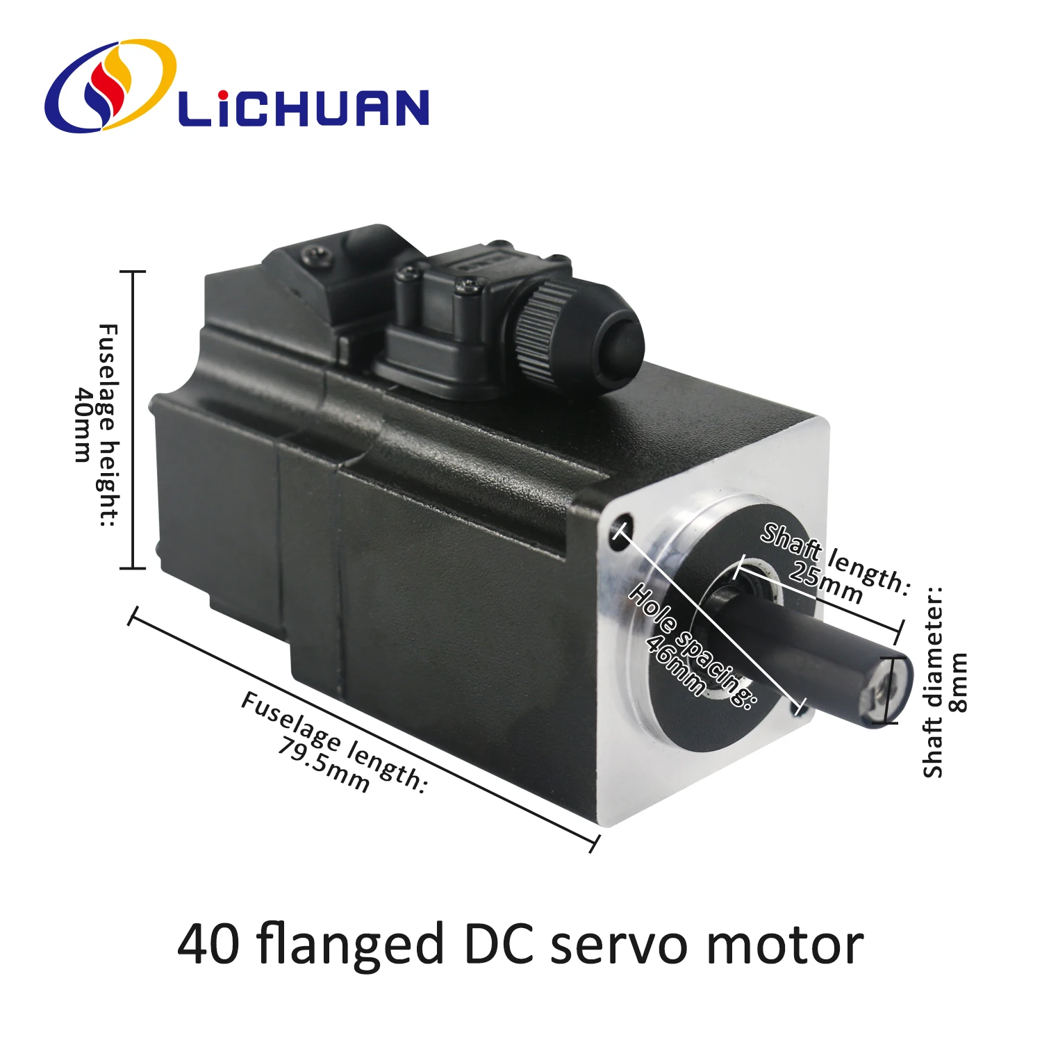 Lichuan-DSR Baixa Tensão Servo Motor Driver Kit Controlador, DC Servo Motor Drivers, 100W, 24V, 6A, 3000RPM, 0,32N. m