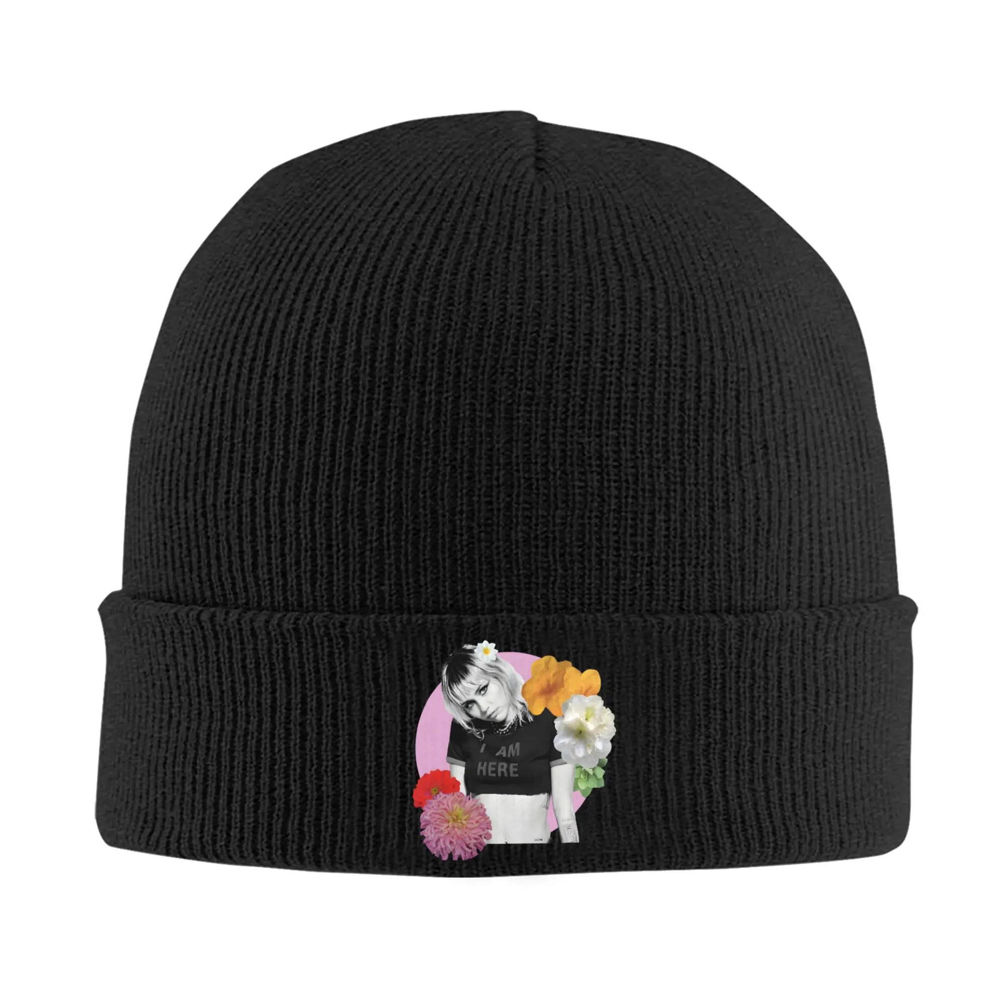 Mileys Cyrus Knitted Hat for Women Men Skullies Beanies Winter Hats  Casual Caps