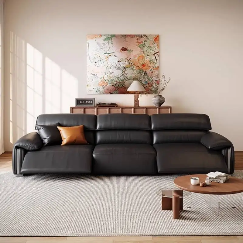 

Cheap Black Electric Recliner Sofas Design Nordic Luxury Modern Living Room Sofas Single Quality Divano Soggiorno Furniture