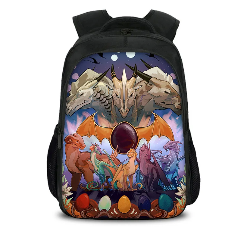 Wings of Fire Double layer Backpack Large Capacity Cartoon Printed Primary School Boys and Girls New Versatile Trendy Style