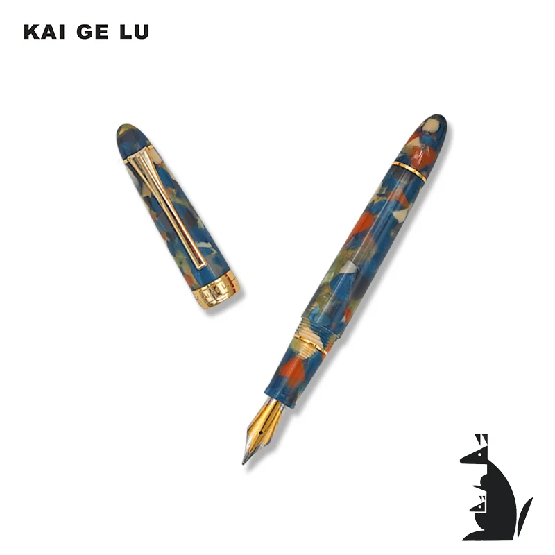2025 Kaigelu 356 Limited Edition Fountain Pen Luxury Purple Resin & Metal Writing Instrument High-Quality Great Writer Tool