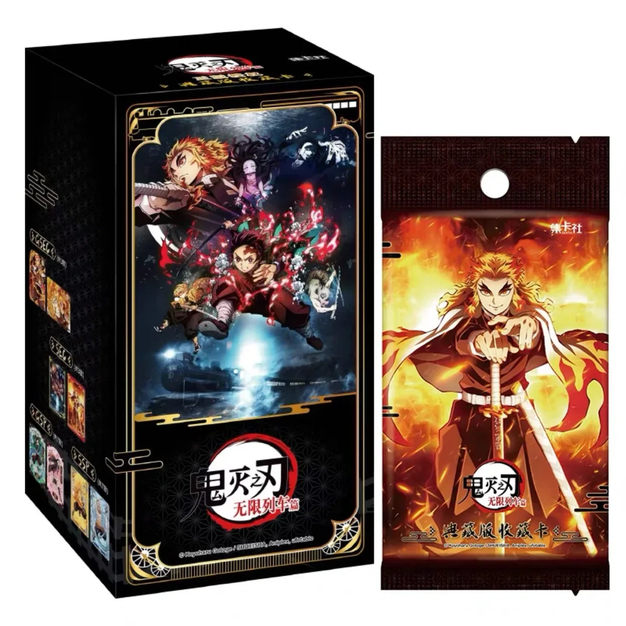 CARD.FUN Demon Slayer Infinite Train Collection Cards Anime Peripheral Designer Toys Newly Released Surprise Holiday Gift