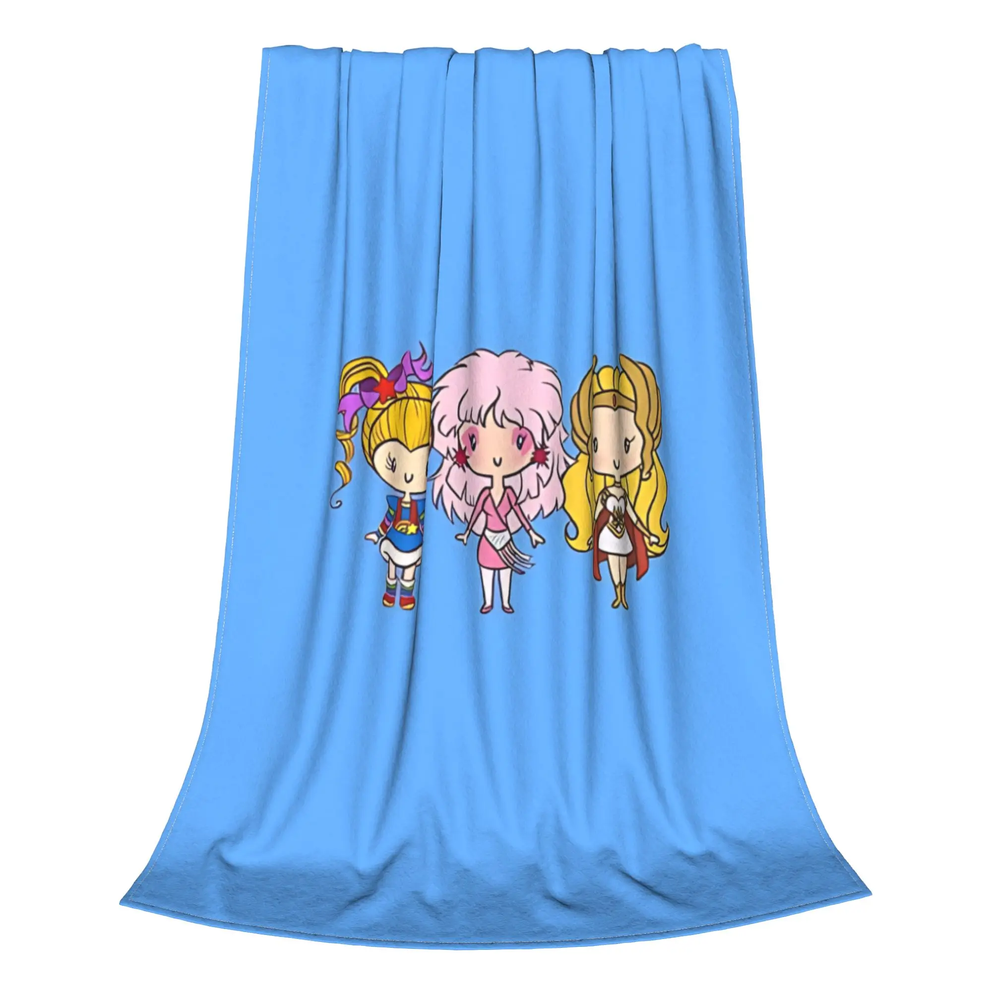 1PC Cute Mythical R-Rainbow Brite Home Room Decorations Winter Blankets For Adults Bedding Home Interior Sofa Knee