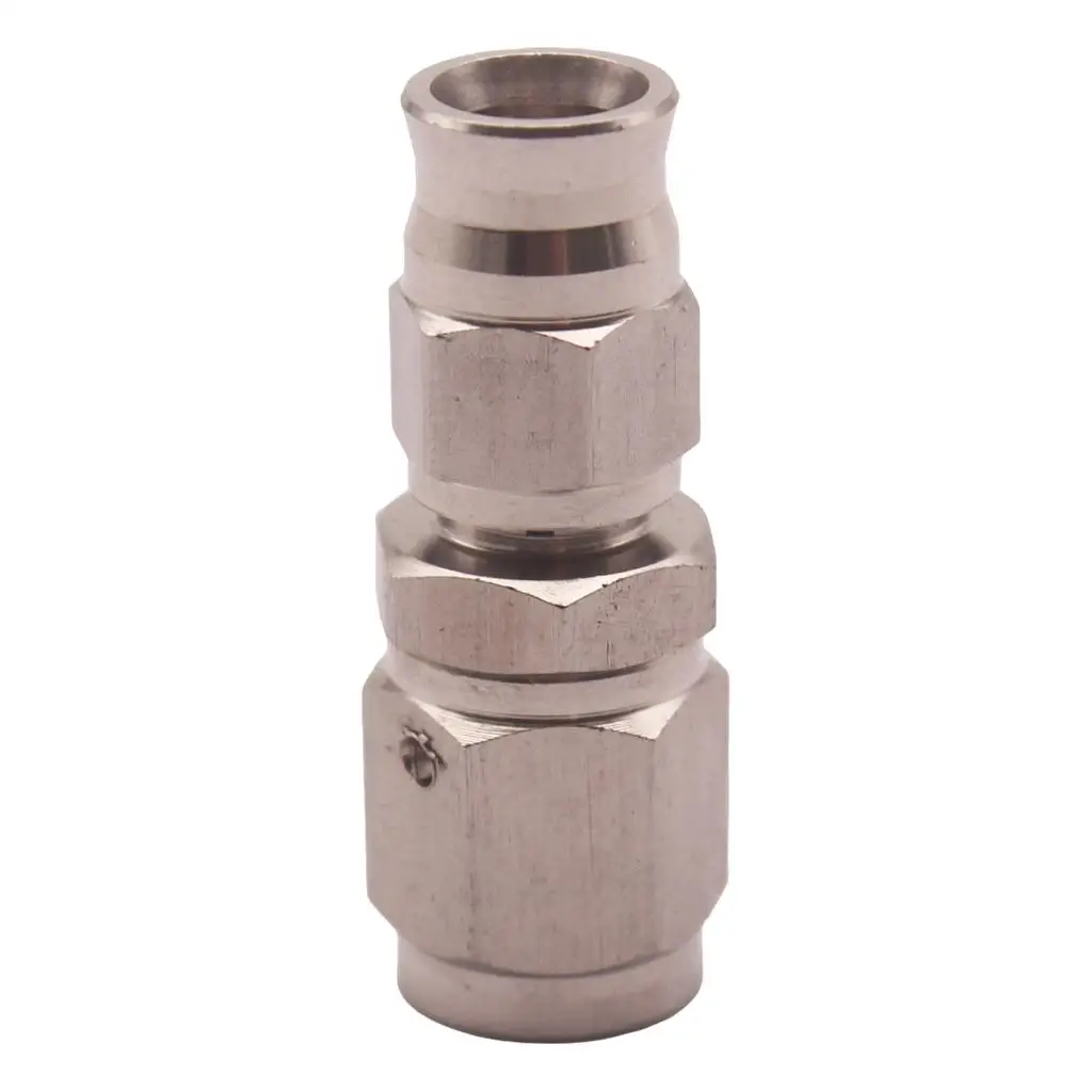 Universal Swivel Hose Fitting Adapter M10x1.0 Stainless Steel Fuel Line Connector for Petrol Brake Clutch Systems