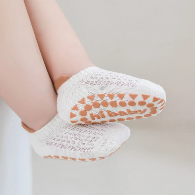 3 Pairs/set New Cute Baby Mesh Anti-slip Floor Socks Summer Newborn Toddler Elastic Sock For Boys Girls Boneless Socks 0-5Y