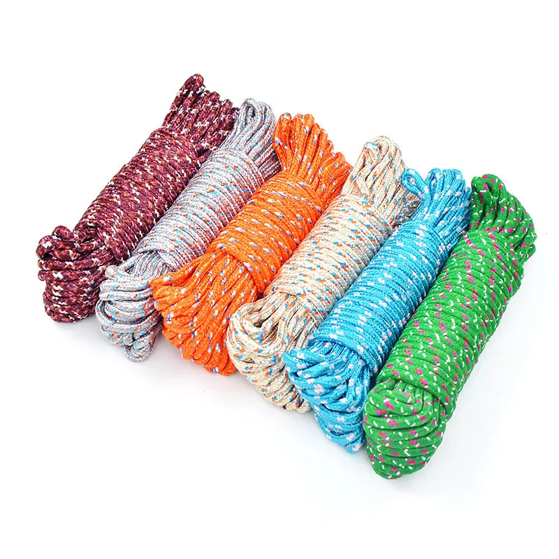 Strong Nylon Laundry Drying Rope Outdoor Travel Camping Clothes Hanging String Heavy Duty Portable Storage Item