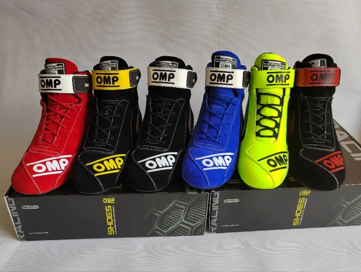 Scarpe da corsa professionali OP Sport alla deriva Certificazione FIA Scarpe da kart Scarpe da corsa ignifughe Sneaker alta