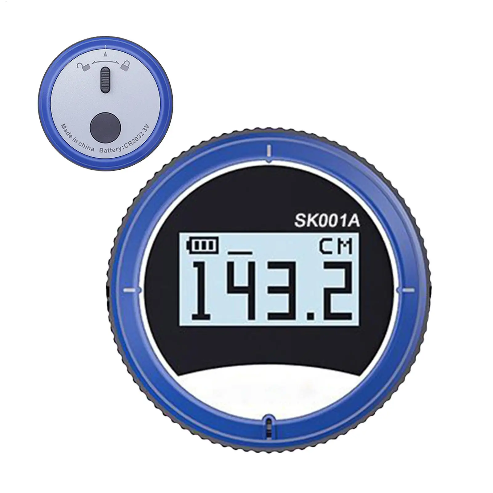 Elektrisches Maßband mit Ergonomischem Griff, LCD-Anzeige, Intelligentes Rollmaß für Bau und Sanitärarbeiten