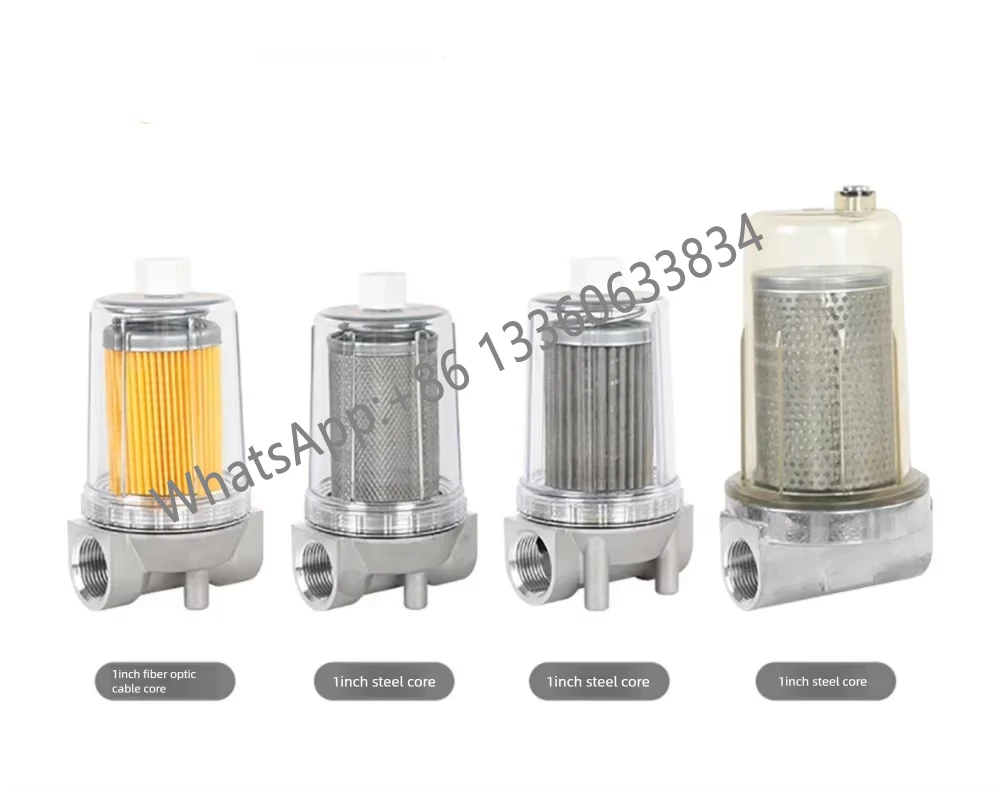 Transparent paper core filter Oil Filter For Oil Burner Transparent P.C. Cup 1/2 3/4 1inch large diesel filter