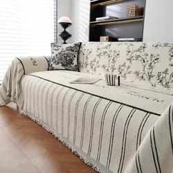 EIFLOY Soft Chenille Sofa Cover 1/2/3/4/5 Seat One Piece Luxury Couch Throw Blanket Chair Towel Decorative