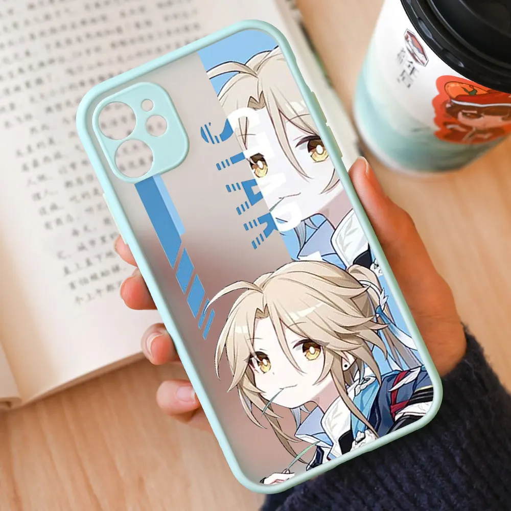 Honkai Star Rail Gepard Bronya Phone Case for IPhone X XS Max XR 8 7Plus Mini SE XS 13 12 11 14 15 Pro MAX Shockproof Hard Cover