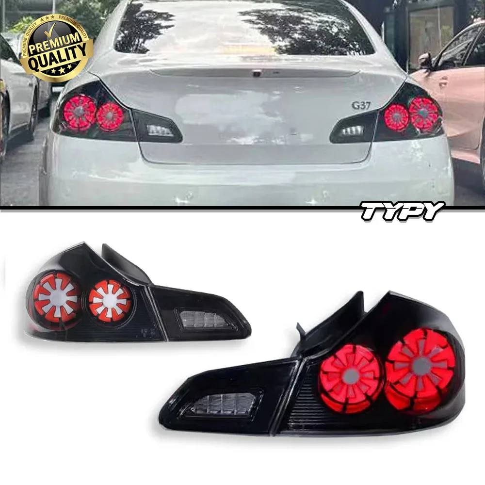 

TYPY Car Lights For Infiniti G35 G37 2003-2015 Taillight Upgrade Modified to New DRL Dynamic Turn Signal LED Taillight Auto