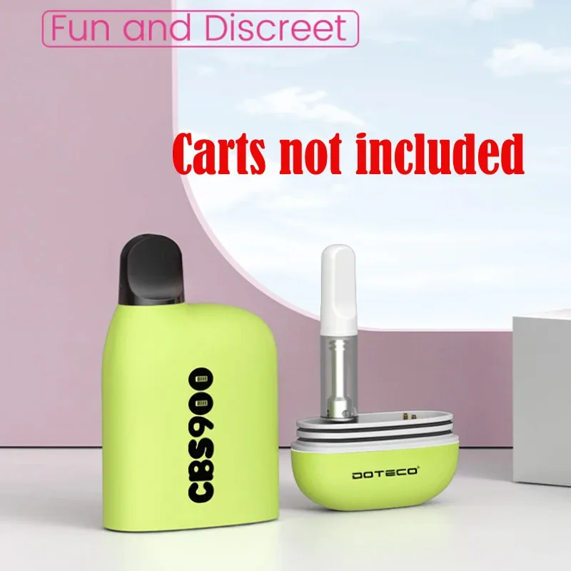 الأصلي Doteco CBS900 Vape بطارية 510 موضوع تصميم مخفي 900mAh ماكس 0.5 مللي-2.0 مللي خرطوشة السجائر الإلكترونية قلم Vape