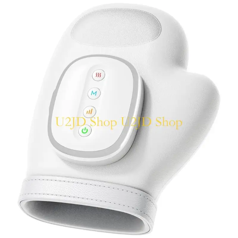 

U2JD Массажеры для пальцев с регулируемыми режимами, 3 уровня температуры, перезаряжаемые, портативные, для расслабления рук