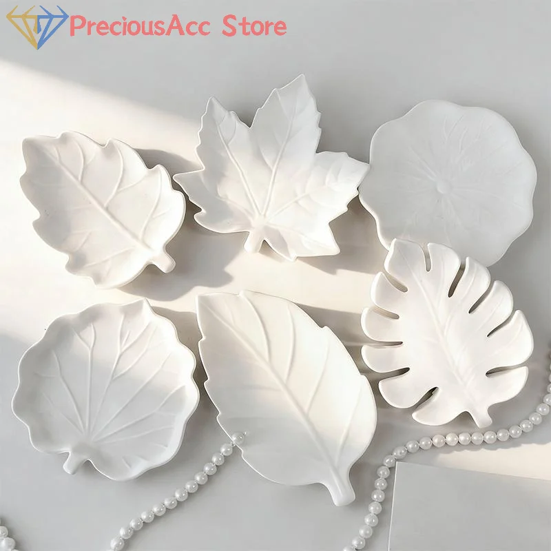 Leaf Coaster Silicone Mold DIY Plaster Resin Casting Tray Mould for Handmade Home Decor Craft Tabletop Storage Projects