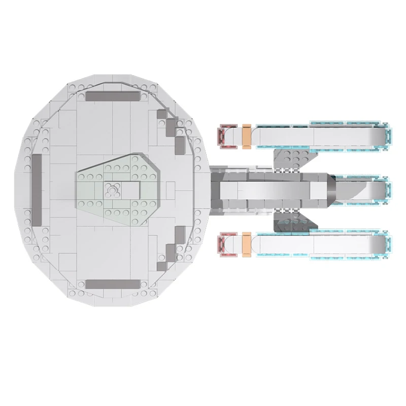 

807 шт. MOC Ниагара-Класс Звездный корабль Гладкое издание Строительные блоки Рождественский подарок Ресурсы логического мышления Инновационный STEM Asse