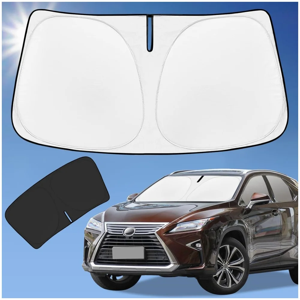 Custom Fit Windshield Sun Shade For Lexus RX 2016-2022 RX350 / RX350 F Sport / RX350L UV Block Front Window Sun Visor Cover