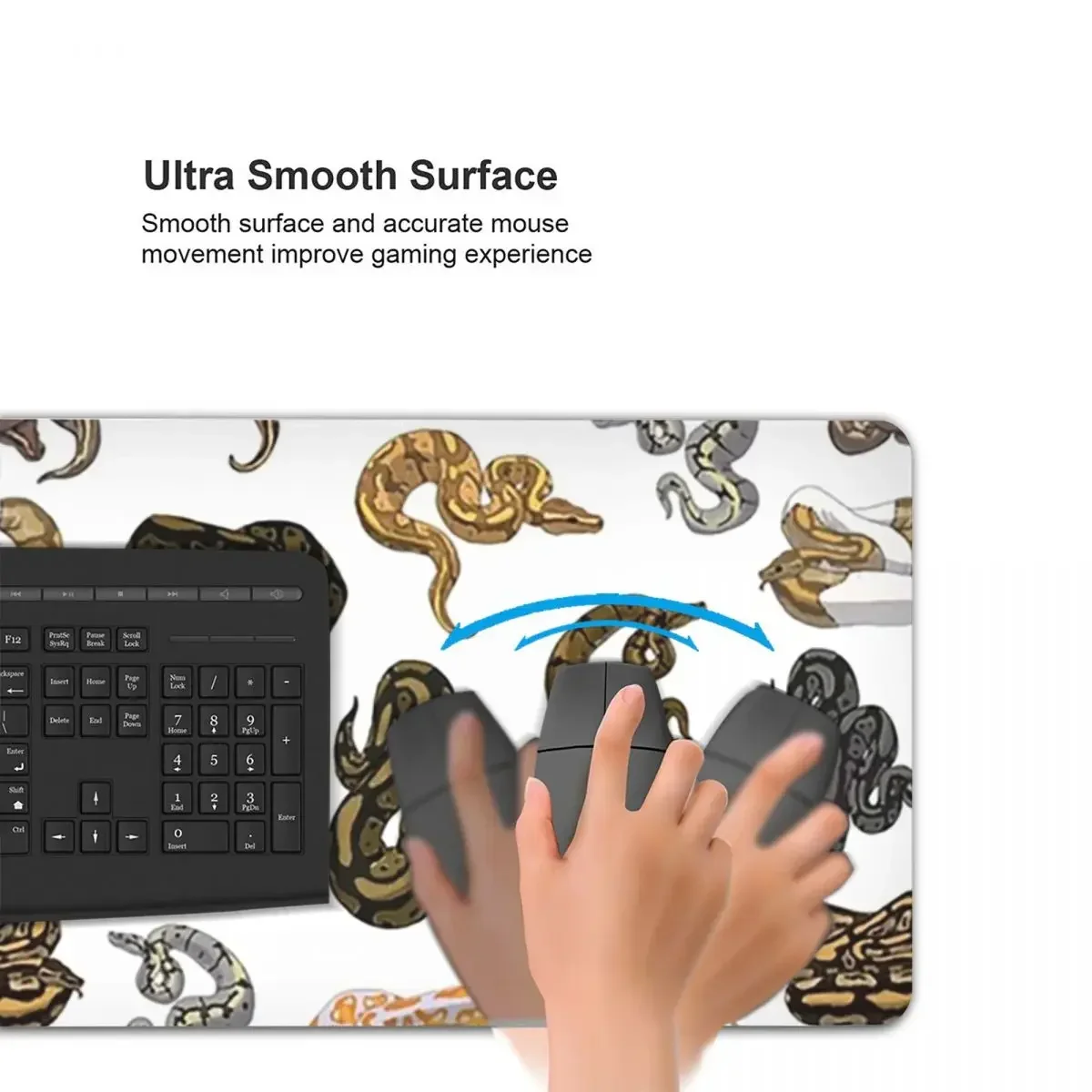 الكرة بيثون مورف الأفعى نمط بلا أكمام أعلى كبير ماوس الوسادة الكمبيوتر لوحة المفاتيح ماوس حصيرة ألعاب الكمبيوتر المحمول مكتب حصيرة الجدول الحصير
