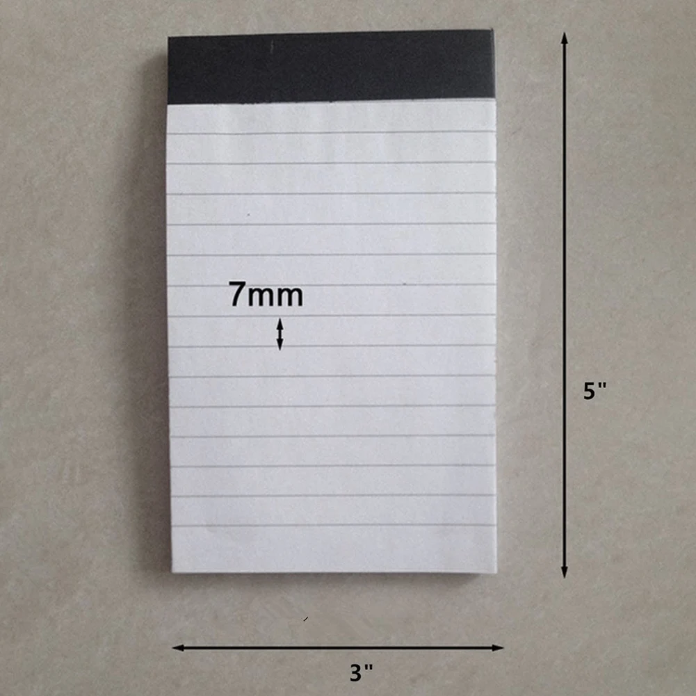 Imagem -03 - Mini Pocket Handwriting Line Notebook a7 Memo Book Refill 30 Forrado Material de Escritório 10 Pcs