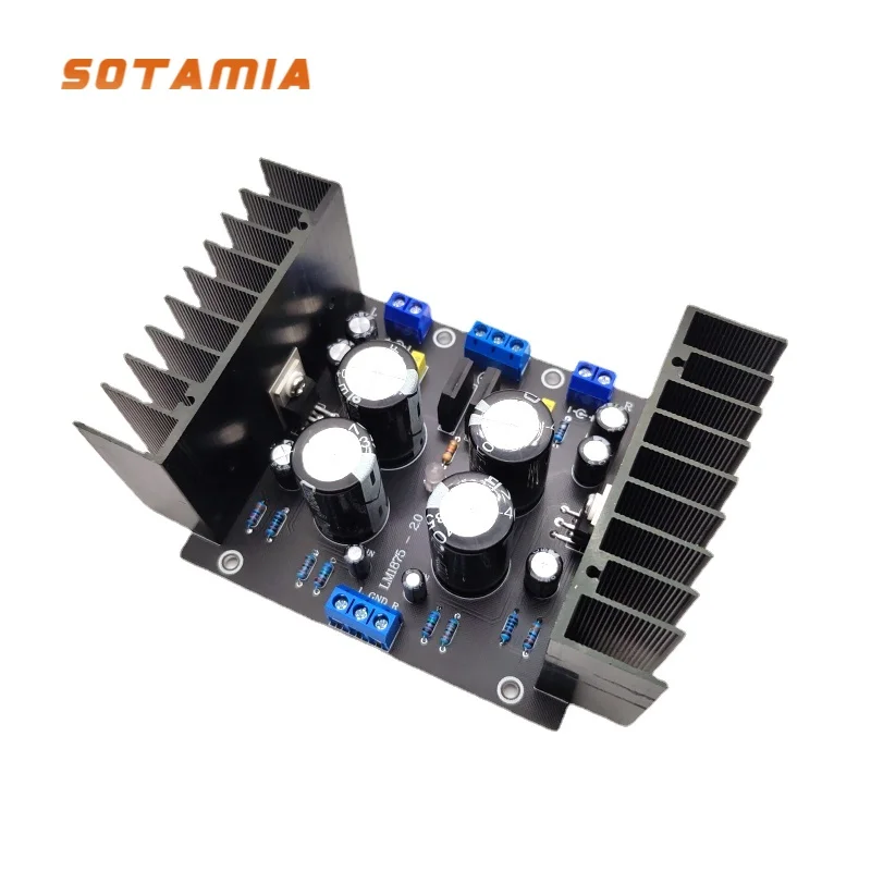 

SOTAMIA LM1875 Power Amplifier Board 30Wx2 Dual Channel Hifi Stereo Amplifier Audio Home Theater Amplificador Mini Amp