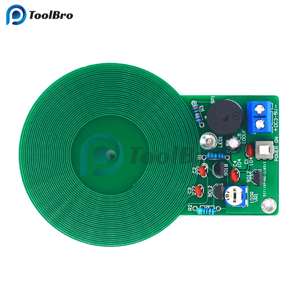 DIY Kit Metal Detector Kit Electronic Kit DC 3V-5V 60mm Non-contact Sensor Board Module DIY Electronic Part Metal Detect