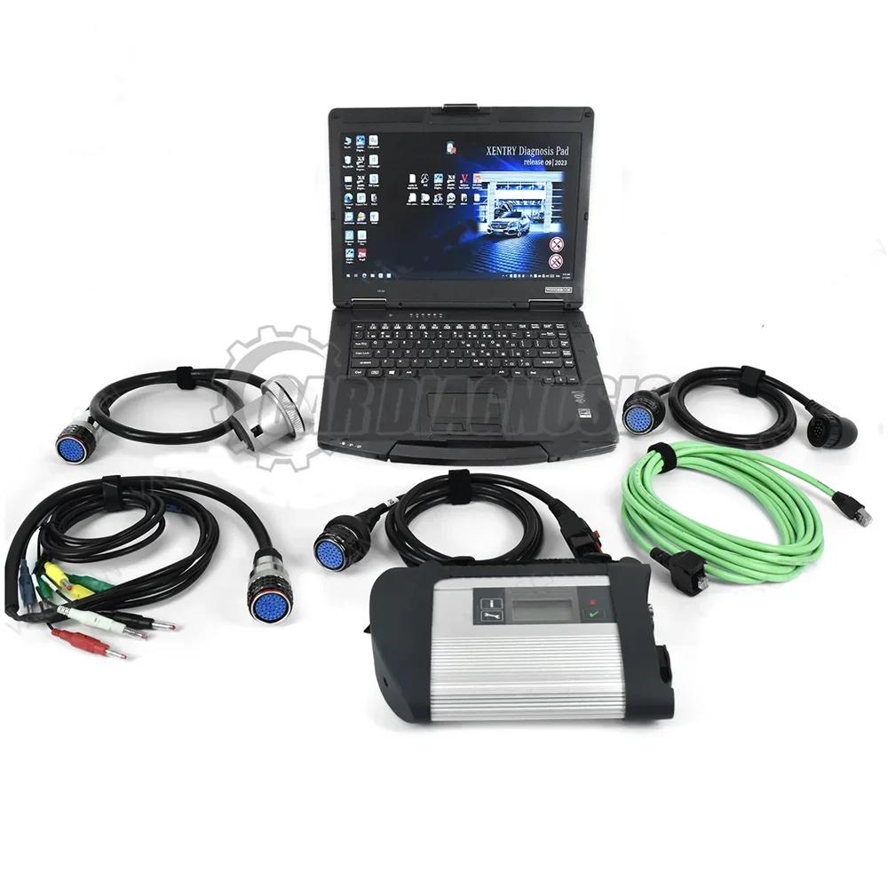CF54 Laptop MB Star SD Connect Doip c4 Multiplexer Xentry DAS WIS EPC for Benz Car Truck bus xentry Diagnostic Tool full set