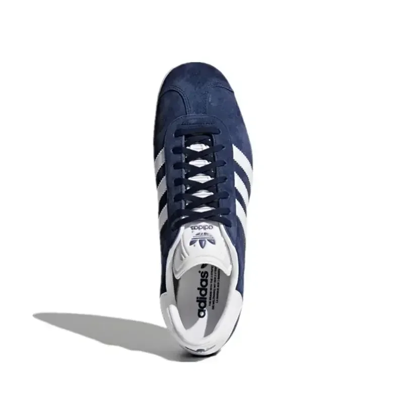 Adidas Gazelle Indoor Navy White Classic Comfortable Men Women Skateboarding Shoes