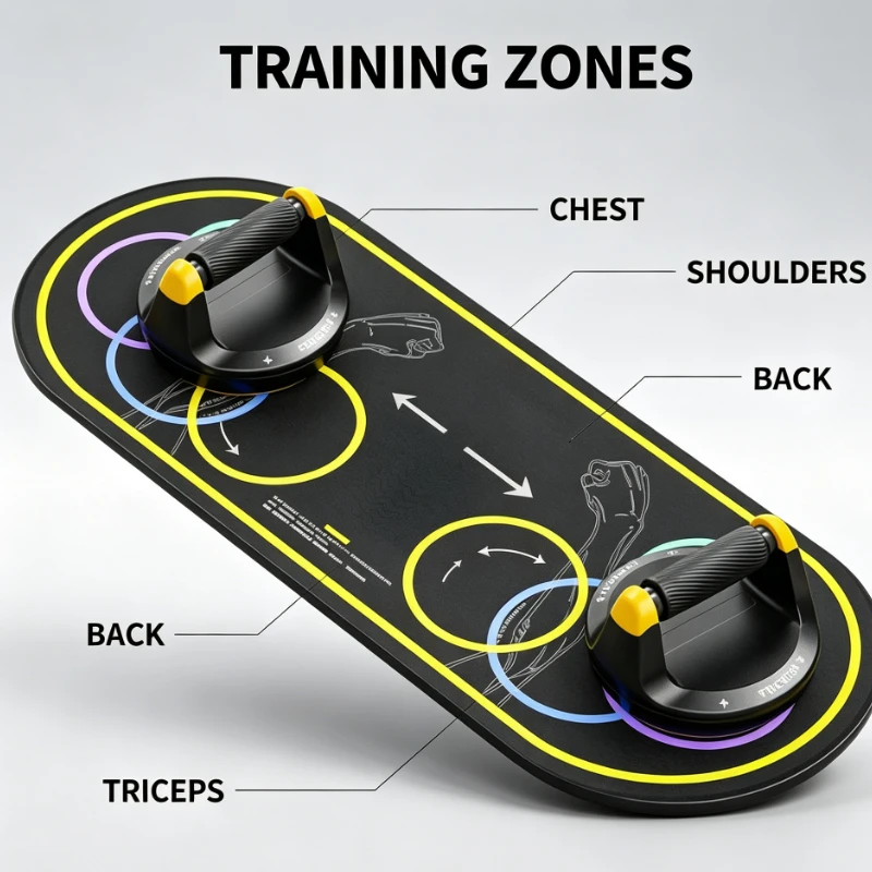 Portable Multi-functional Push Up Board Home Chest Ab Trainer Fitness Equipment Gear gallery 1