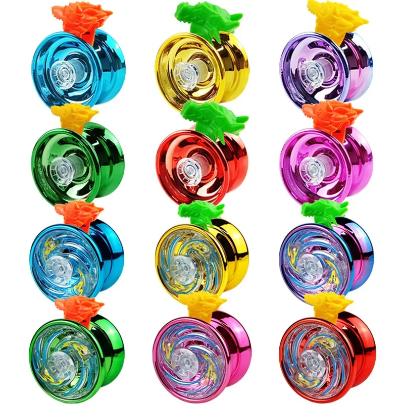 Magic YoYo Professional Aluminum Alloy Boy Classic Toy High Speed Bearing Special Prop Metal Girl Children Kid Yo-yo Adult Gift