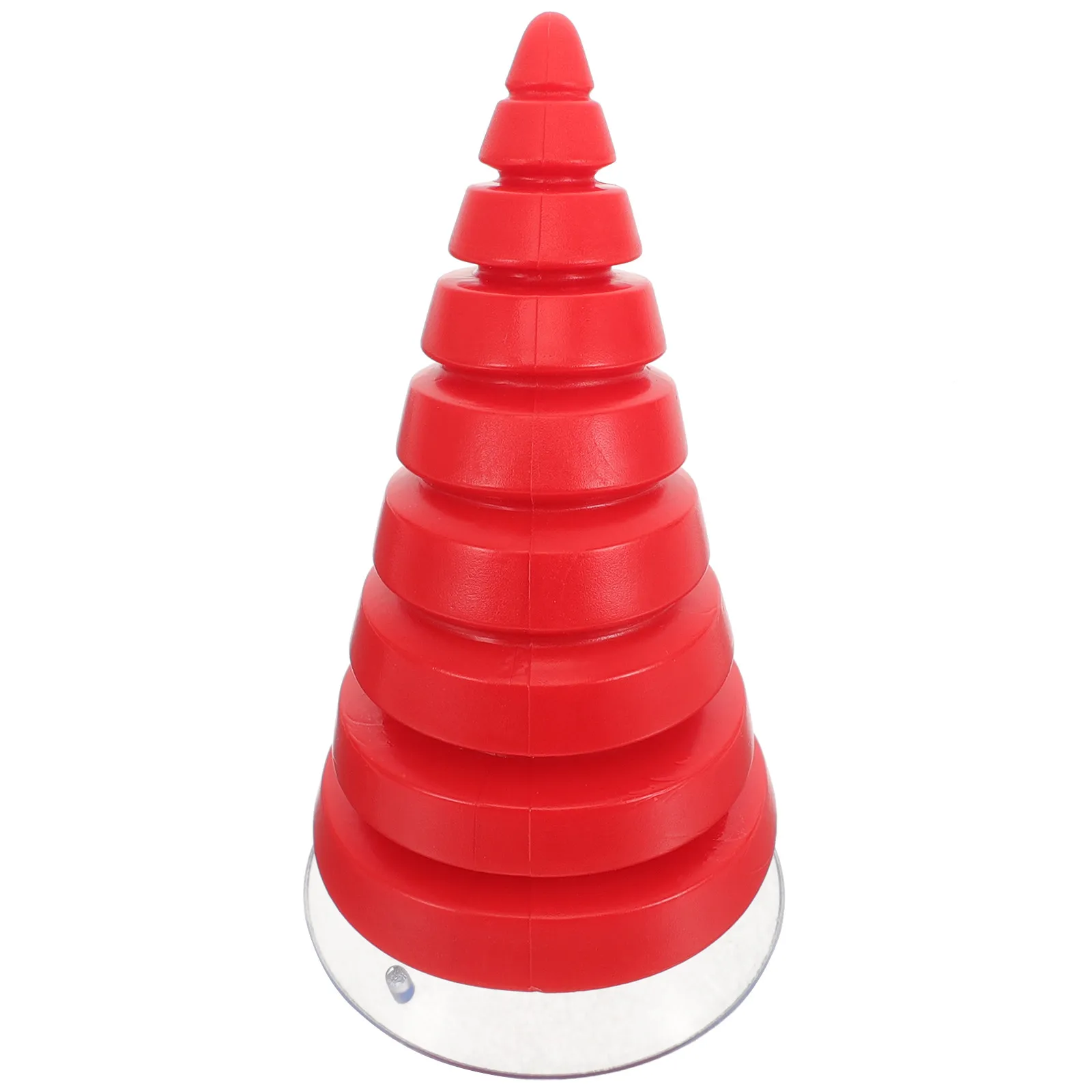 3D Suction Cup Motorcycle Horn Lightweight Plastic Decoration Accessories Replacement for Motorbike