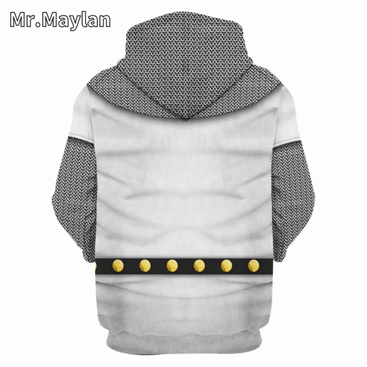 Medieval Knights Armor Cosplay Costume 3D Print Unisex Hoodie Men Sweatshirt Streetwear Zip Pullover Casual Jacket Tracksuits-12