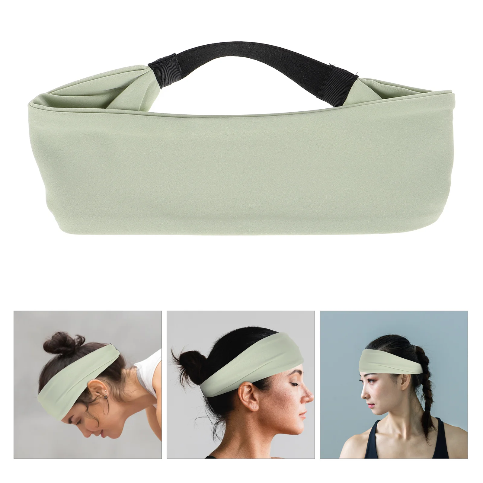 

Sports Headband Unisex Sweatband Stretchy Soft Wide Band Running Cycling Basketball Tennis Yoga Workout Headbands
