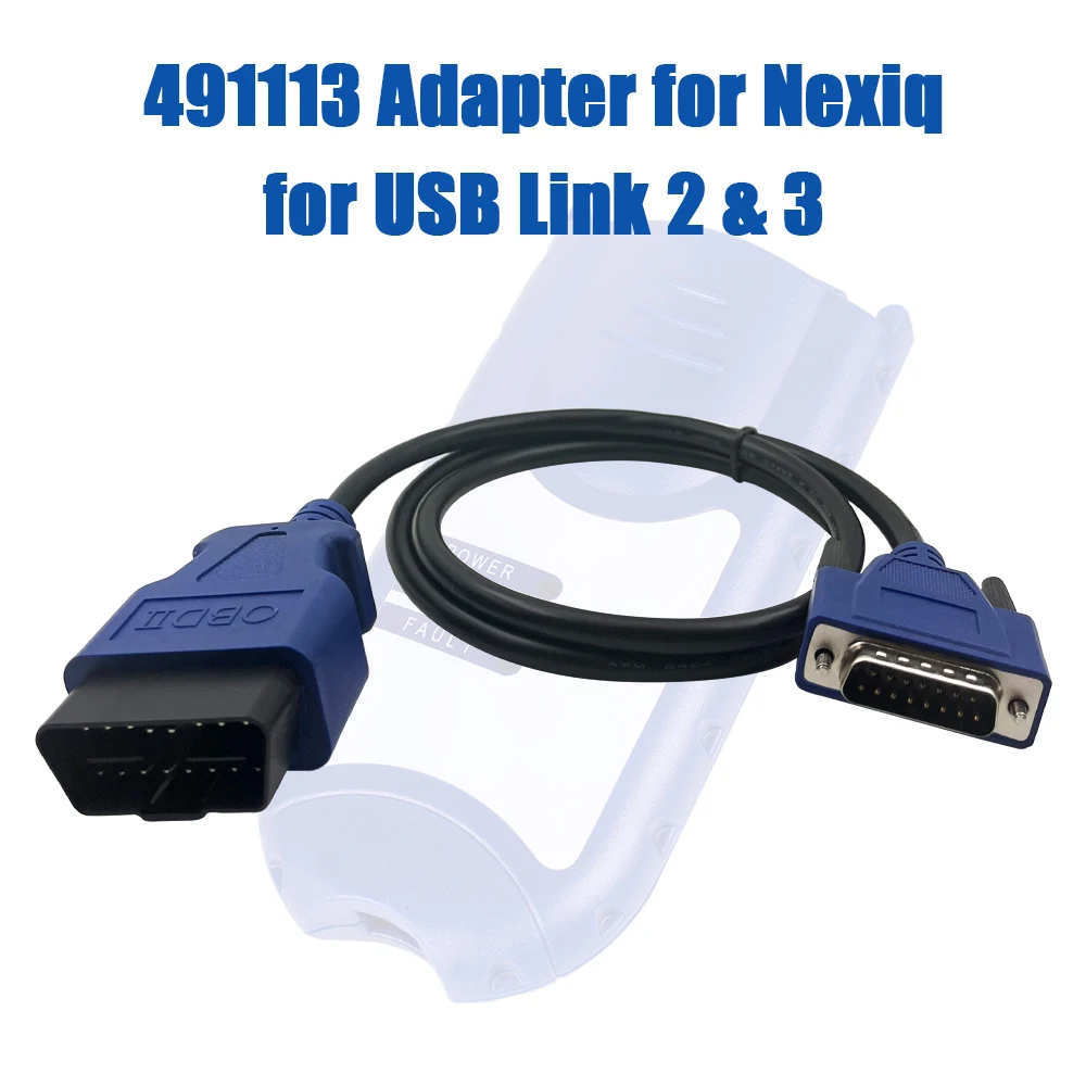 

Основный тестовый кабель OBD2 для NEXIQ USB Link 2/3 16-контактный на 15-контактный дизельный грузовик для тяжелых грузовиков, диагностический инструмент, разъем адаптера