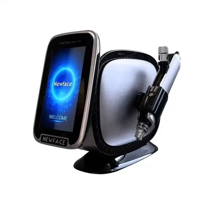 New Upgrade Nano Needl es EMS RF Meso Gun Free Nee dles Mesotherapy Face Lifting Injector Beauty Machine