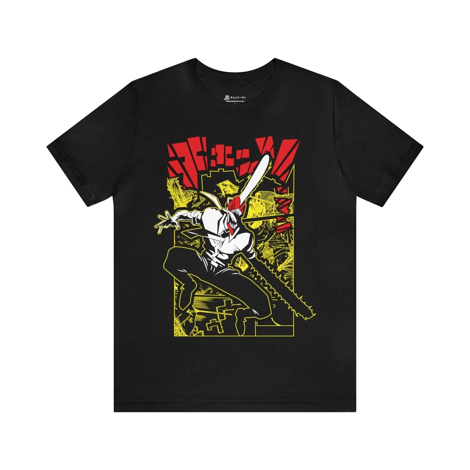 Denji's Hybrid Havoc Tee - Chainsaw Man Anime Graphic T-Shirt | CHAINS010