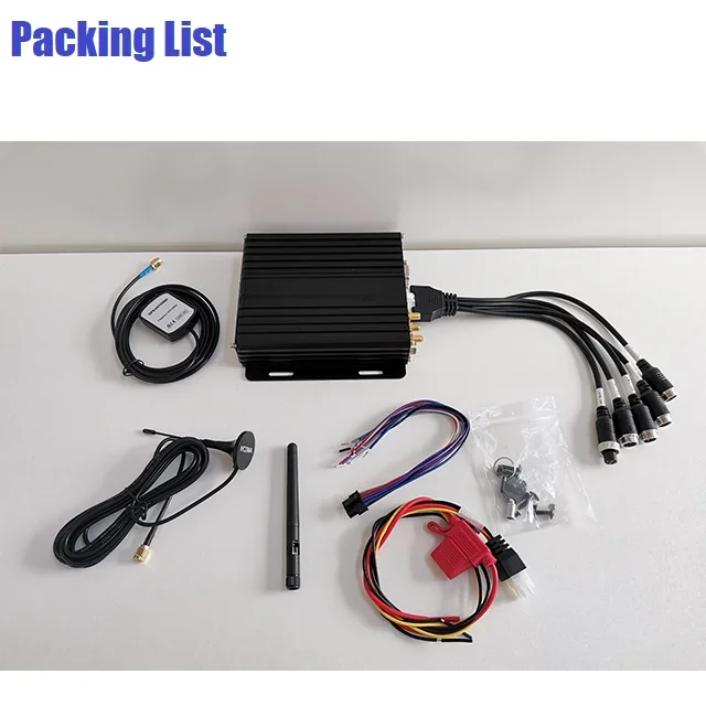 4 قنوات H.264 MDVR مع 3G 4G GPS 720P D1 تسجيل الفيديو CCTV DVR