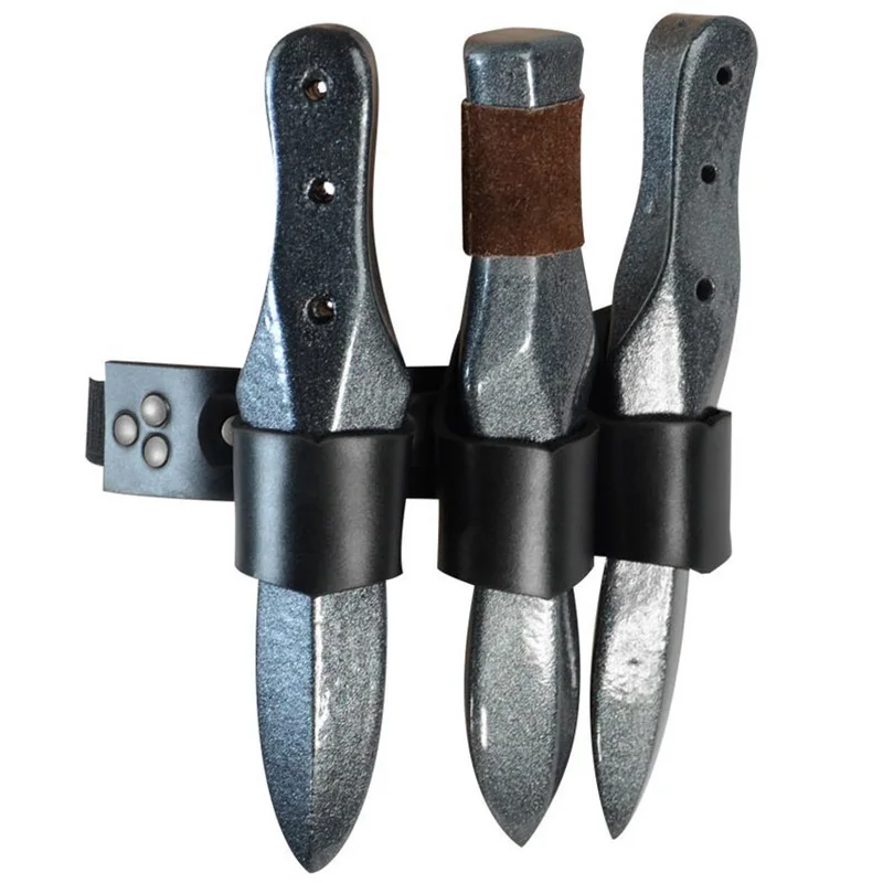 Funda para cuchillo Medieval LARP, soporte para liguero, arnés de Liga, disfraz de asesino Ninja, vaina Kunai, funda de hoja espartana