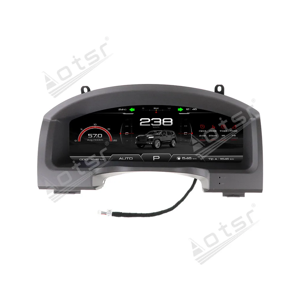 

LCD Instrument Panel Panel For Toyota Land Cruiser 2008-2015 Virtual Cluster CockPit Speed Dedicated Digital Cluster Dashboard